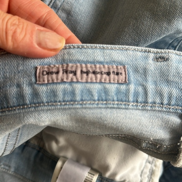 Citizen of Humanity Drew Fray High Rise Crop Flare Jeans Denim Size 30 - Picture 10 of 10